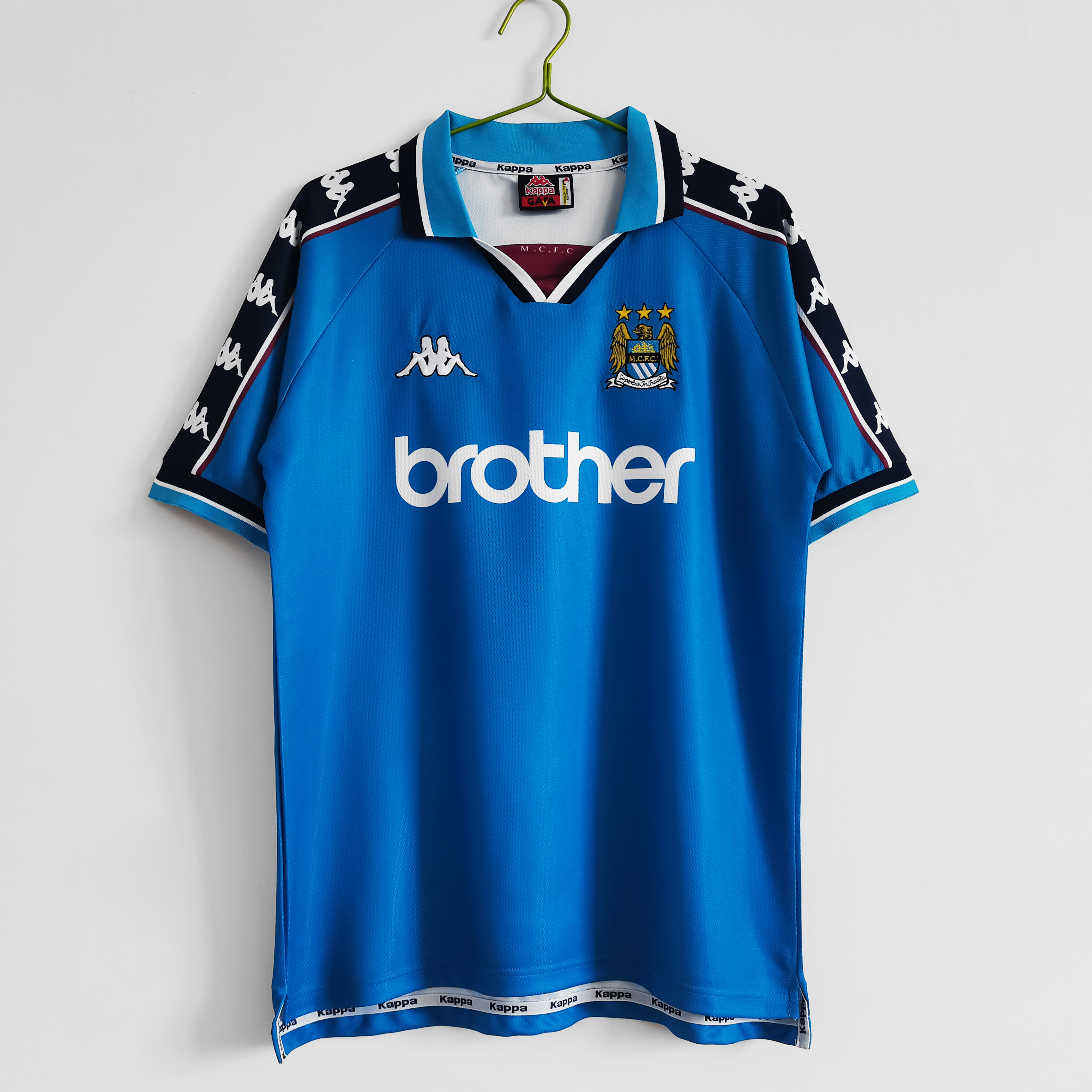 Retro Manchester City 1997-98 Home Stadium Jersey